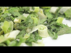 سبزیجات خشکسالی رنگ سبز خشکسالی چیپ هوا چیپ خشک 3*3 میلی متر