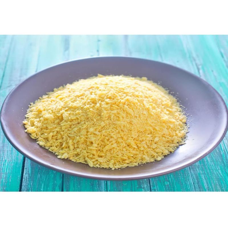 خرده های نان زرد پانکو با رطوبت ۱۰٪ برای غذاهای سرخ شده - سبک ژاپنی غیر GMO