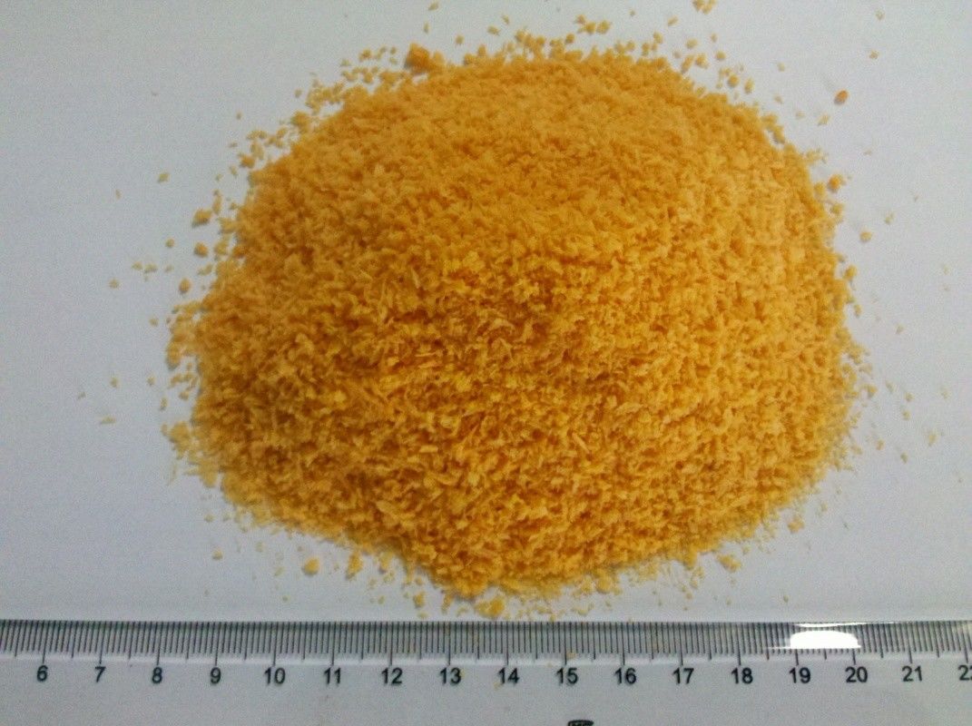 5mm شکل سوزن زرد Panko نان خرد شده HACCP گواهی شده برای سرخ کردن میگو یا مرغ