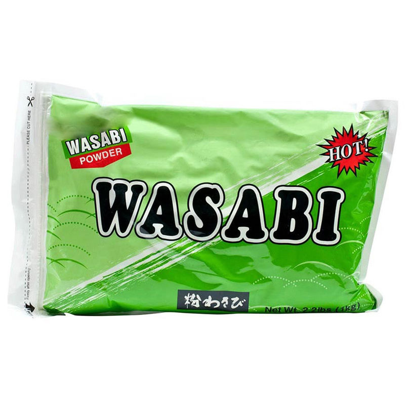 رنگ طبیعی طعم واسیبی خالص پودر سبز 100-120 میش حداکثر 8٪ رطوبت