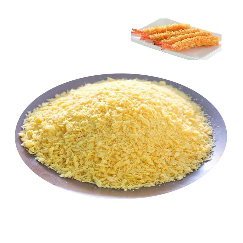 HACCP HALAL گواهینامه 2-12mm اندازه نان Panko با حداکثر 10% رطوبت برای غذاهای سرخ شده