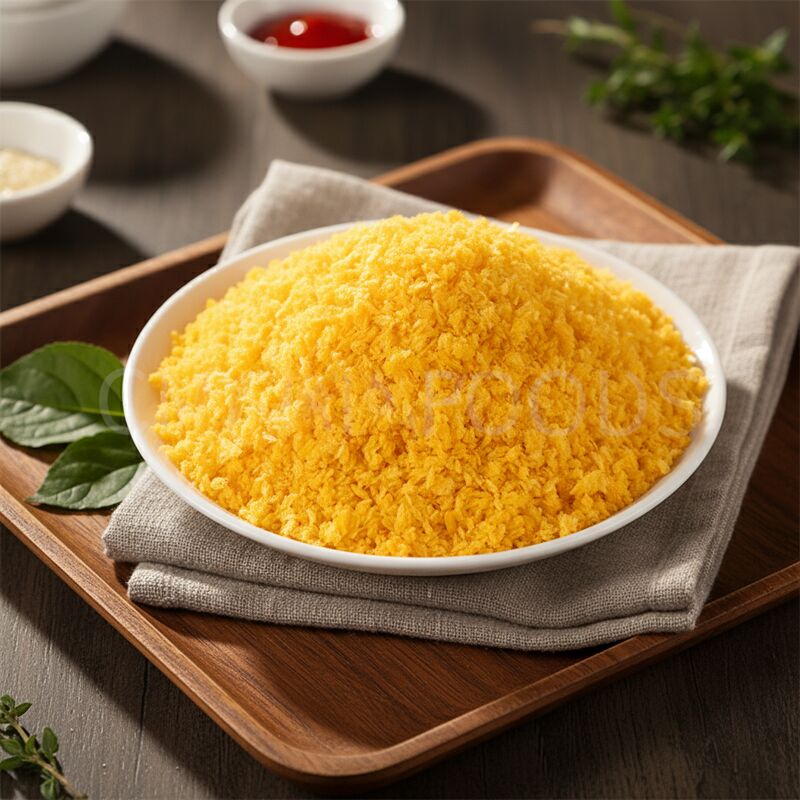 خرده های نان خشک شکل سوزن 2-12 میلی متری و خرده های نان پانکو برای برتری آشپزی