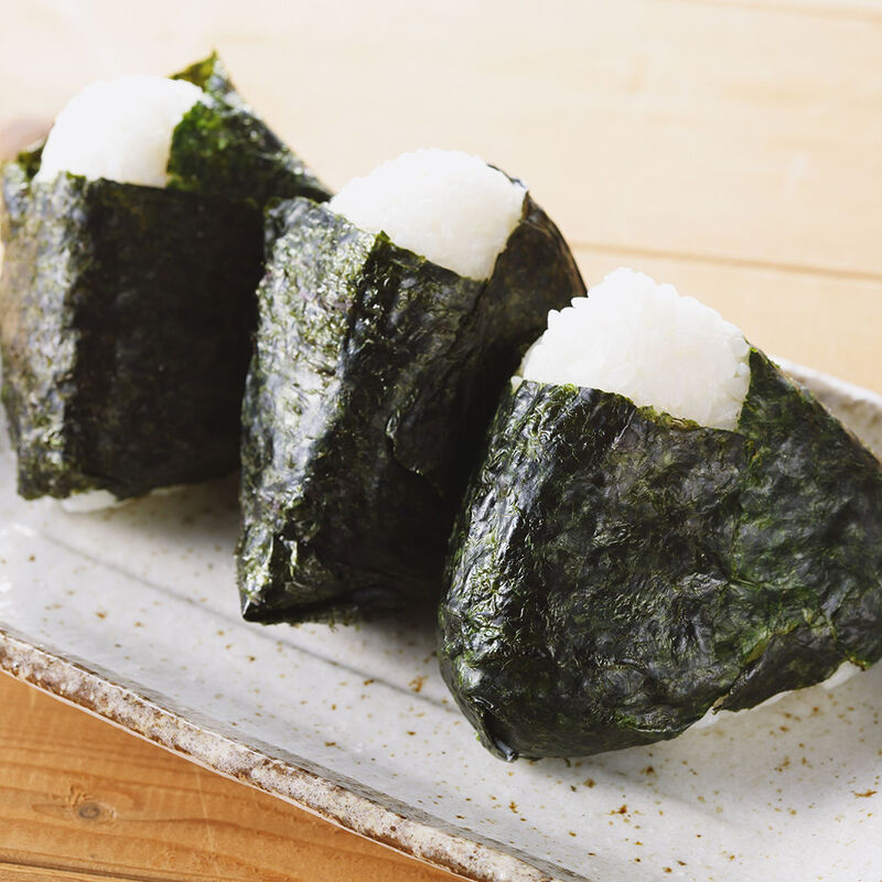 Triangle Onigiri Roasted Seaweed Nori Wrappers 21cm Rice Ball 100 Sheets Carton Packing