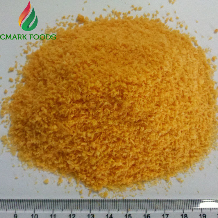 نان پودر سوخاری پرتقالی سبوس‌دار با اندازه ۲-۱۲ میلی‌متر برای پخت سالم