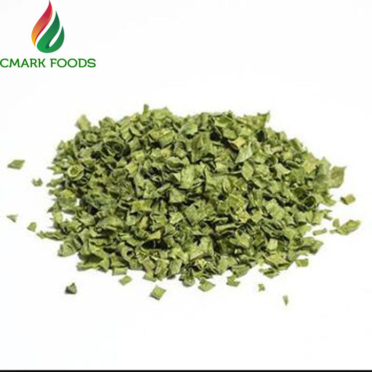 سبز رنگ سبزیجات خشک سبزیجات خامه رول 3 * 3mm 5 * 5mm