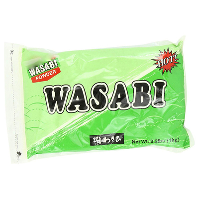پودر واسابی خالص سبز روشن 1 کیلوگرم پودر ریز ریشه Wasabi Japonica