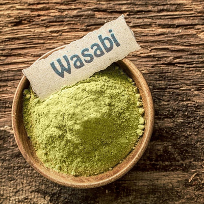 پودر واسابی سبز روشن ژاپنی برای محل خشک