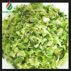 سبزیجات خشک 10 * 10 میلی متر کلم خشک هوا طبیعی سبز رنگ حداکثر 8٪ رطوبت