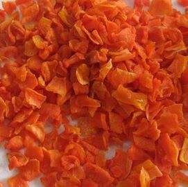 حداکثر 7٪ مکعب هویج خشک رطوبت دانه های گیاهی کم آب ISO / HACCP